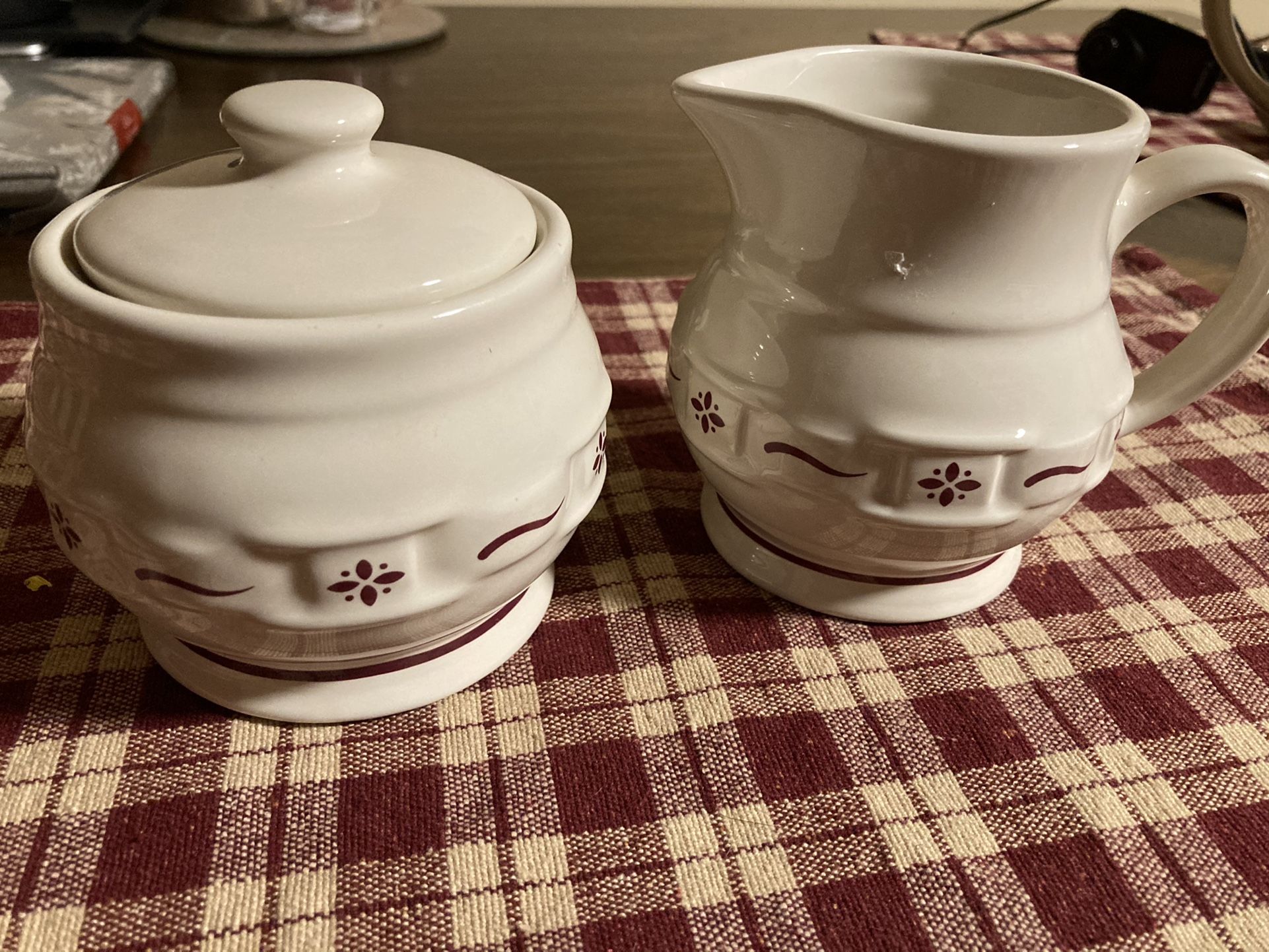 Longaberger Creamer Set