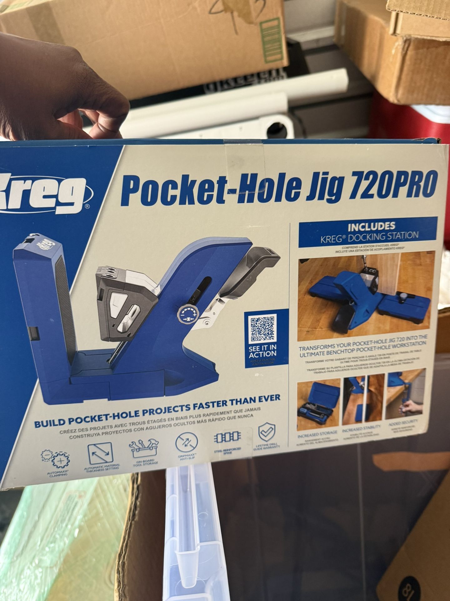 Kreg Pocket-Hole Jig 720PRO with Docking Station – New in Box 