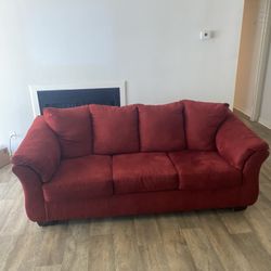 Red Couch (PICK-UP ONLY)