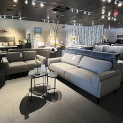 Grey Sofa And Loveseat