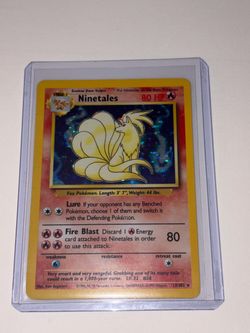 Ninetales Holo Rare Pokémon Card Base Set 12/102