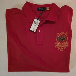 Ralph Lauren Polo 3-Pony Number 3, Red, Size 2XLT 