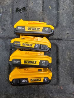 DEWALT 20V MAX 2.0Ah Batteries