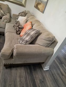 Couch and table