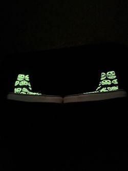 Kids 1.5Y Glow In The Dark Vans