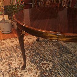 Antique MAHOGANY DINING TABLE 