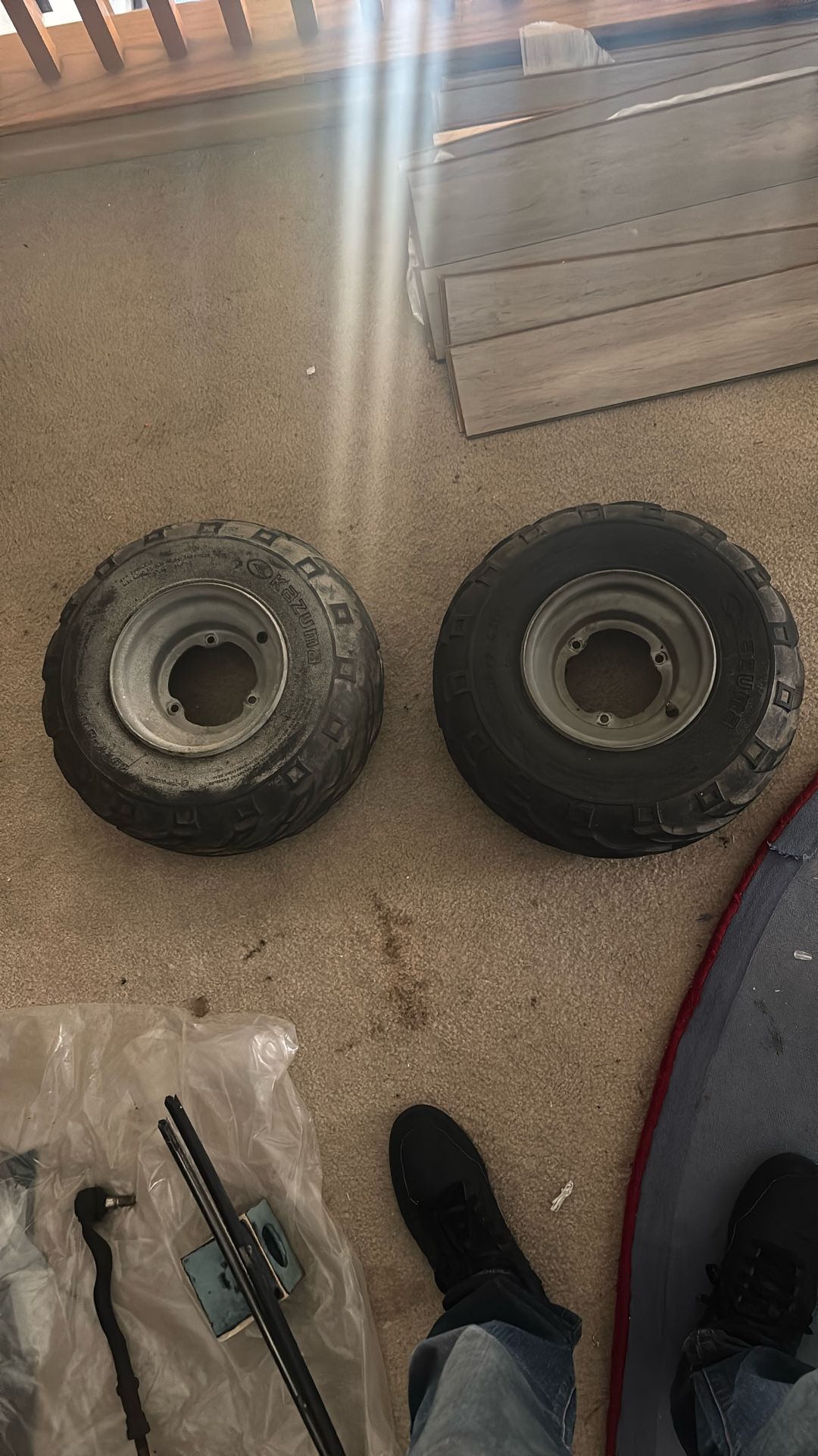 Two Quad Tires