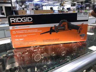 🔥 RIDGID 18V SubCompact Brushless One-Handed Reciprocating Saw 🔥