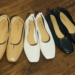 3 Ballerina Flats 