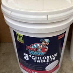 50 Lb 3 inch Chlorine Tablets