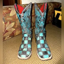 Ferrini Patchwork Cowboy Boots