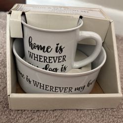 Mug &pet Bowl Set 