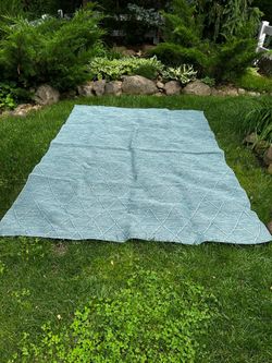 Large outdoor/indoor rug 78x 106