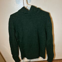 Mens banana republic made of italian yarn We wool nylon rayon hoodie sweater
