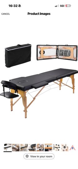 Massage table