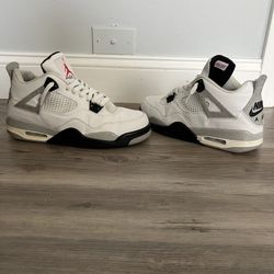 Jordan 4s White Cements 