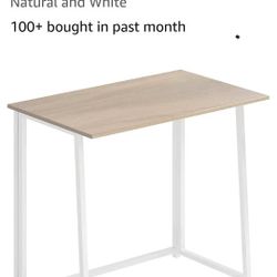 4NM 31.5" Folding Desk, Simple
Assembly Computer Desk