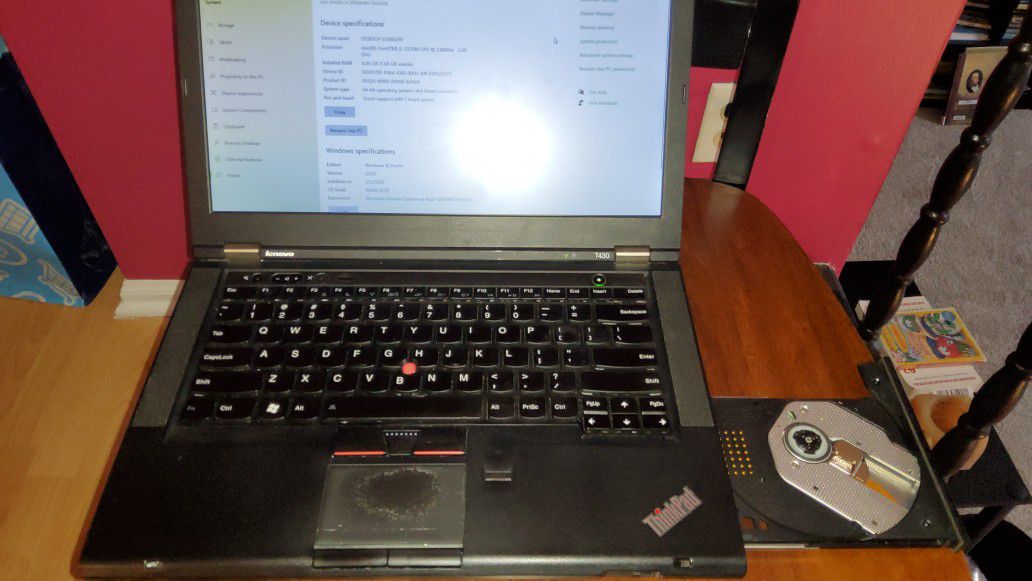 14" Lenovo T430 Laptop(With Working DVD Drive)