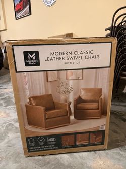 Leather Swivel Chair ( 1 chair )