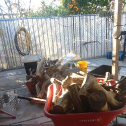 Seasoned Orange Firewood 