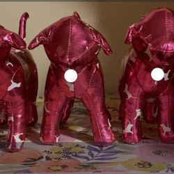 #3 New Pink Victoria Secret Mini Dog Metallic 