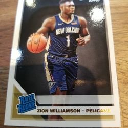 2019-20 Zion williamson Donruss Rookie Card
