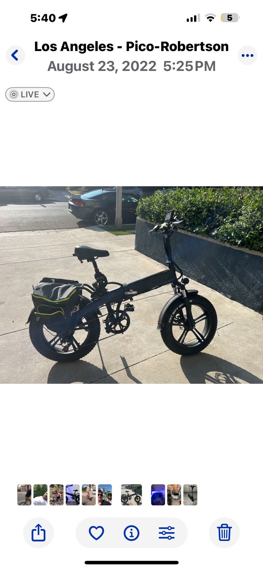 Engwe EP-2 Pro 750W Folding Fat Tire Ebike – Custom Finish + Extras