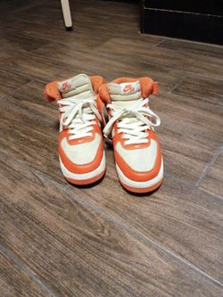 Orange Nike Air