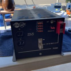 Tripp Lite Power Inverter PV1200 120 AC Volts Output.