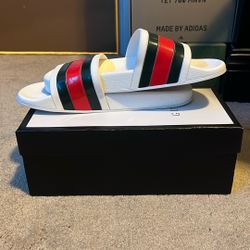 Gucci Slides White Size 9.5 Men