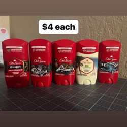 Old Spice Depdorant $4 each