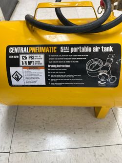 Portable air tank