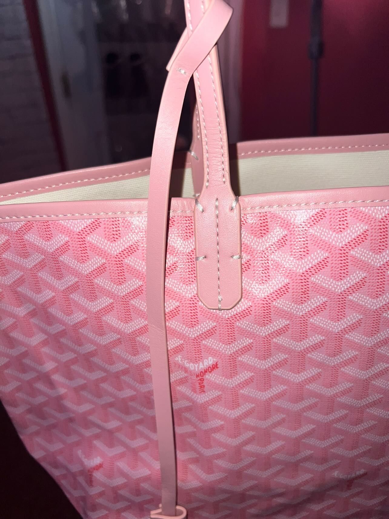 pink goyard pattern