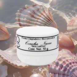 “Two Faces” cleansing & bleaching cream nacre shell 🐚 