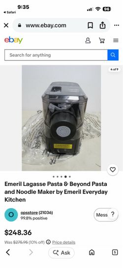 Emeril Lagasse Pasta & Beyond Pasta and Noodle Maker