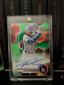 Dalton Rushing 2023 Bowman’s Best Best of 2023 Auto Green Refractor 13/99 Dodgers