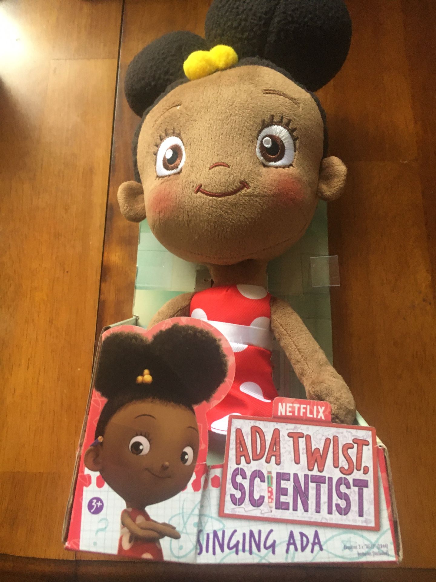 Netflix Ada Twist Scientist 18” Singing And Talking Plush Doll Scientific Method