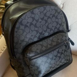 ✅New -Coach Signature Canvas Backpack
