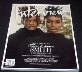 2016 SEPTEMBER INTERVIEW MAGAZINE - WILLOW & JADEN SMITH FASHION ISSUE - O 14024