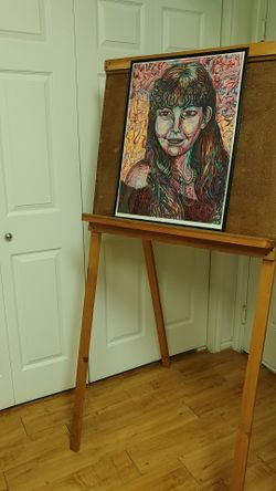 Wood Artist Easel 6 ft. Tall