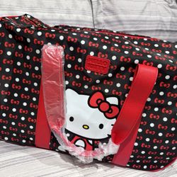Hello Kitty Duffle Roller Bag