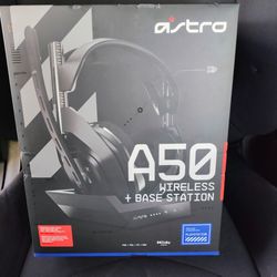 New! Un-opened - Astro A50 Wireless + Bass Station Gaming Headphones 
