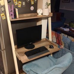 Leaning Desk and office chair for Sale! OBO