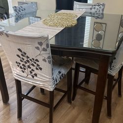4 Chair table And Chair Set 