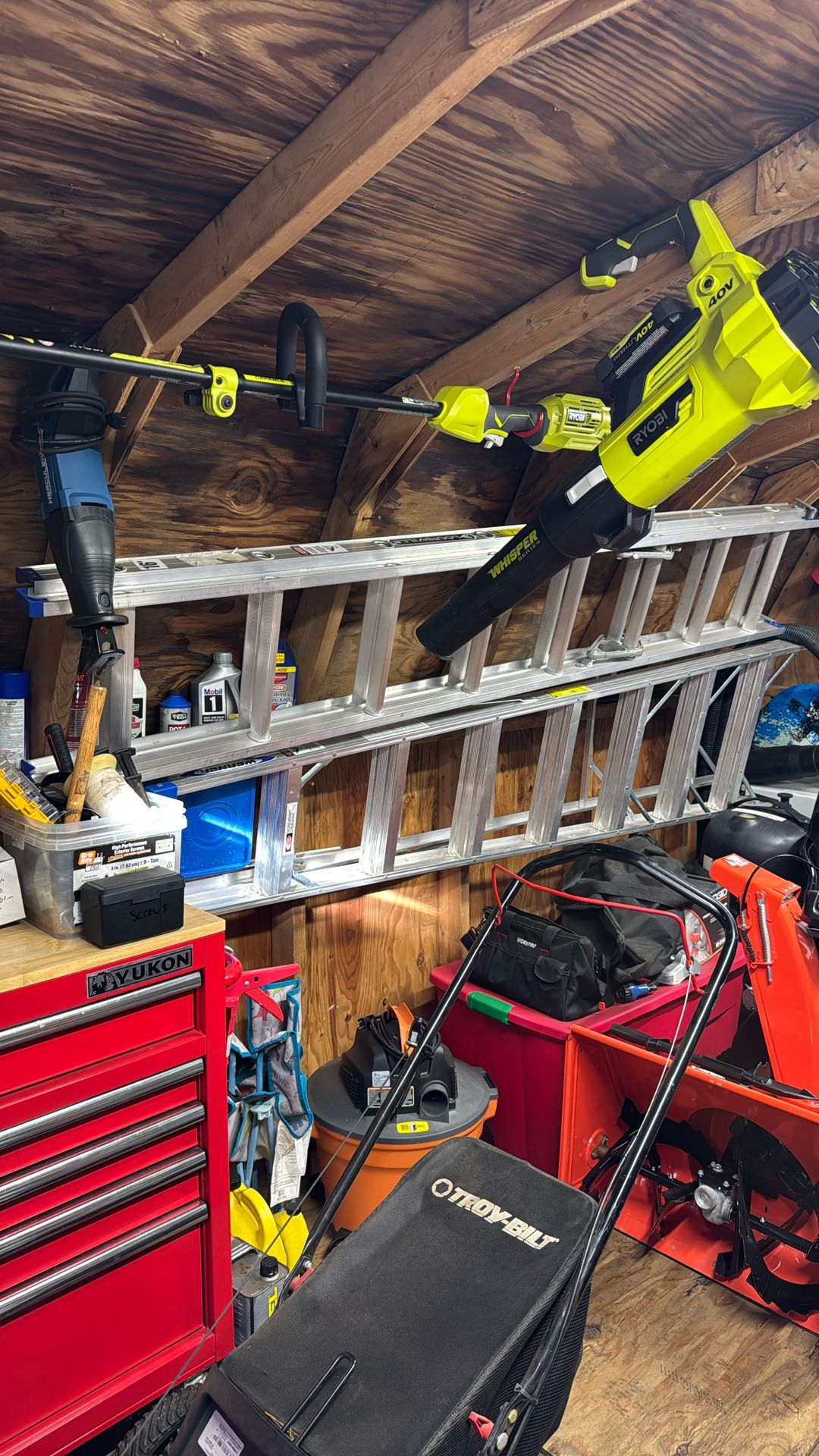 Two Ladders For Sale 16 Feet Extended And Regular