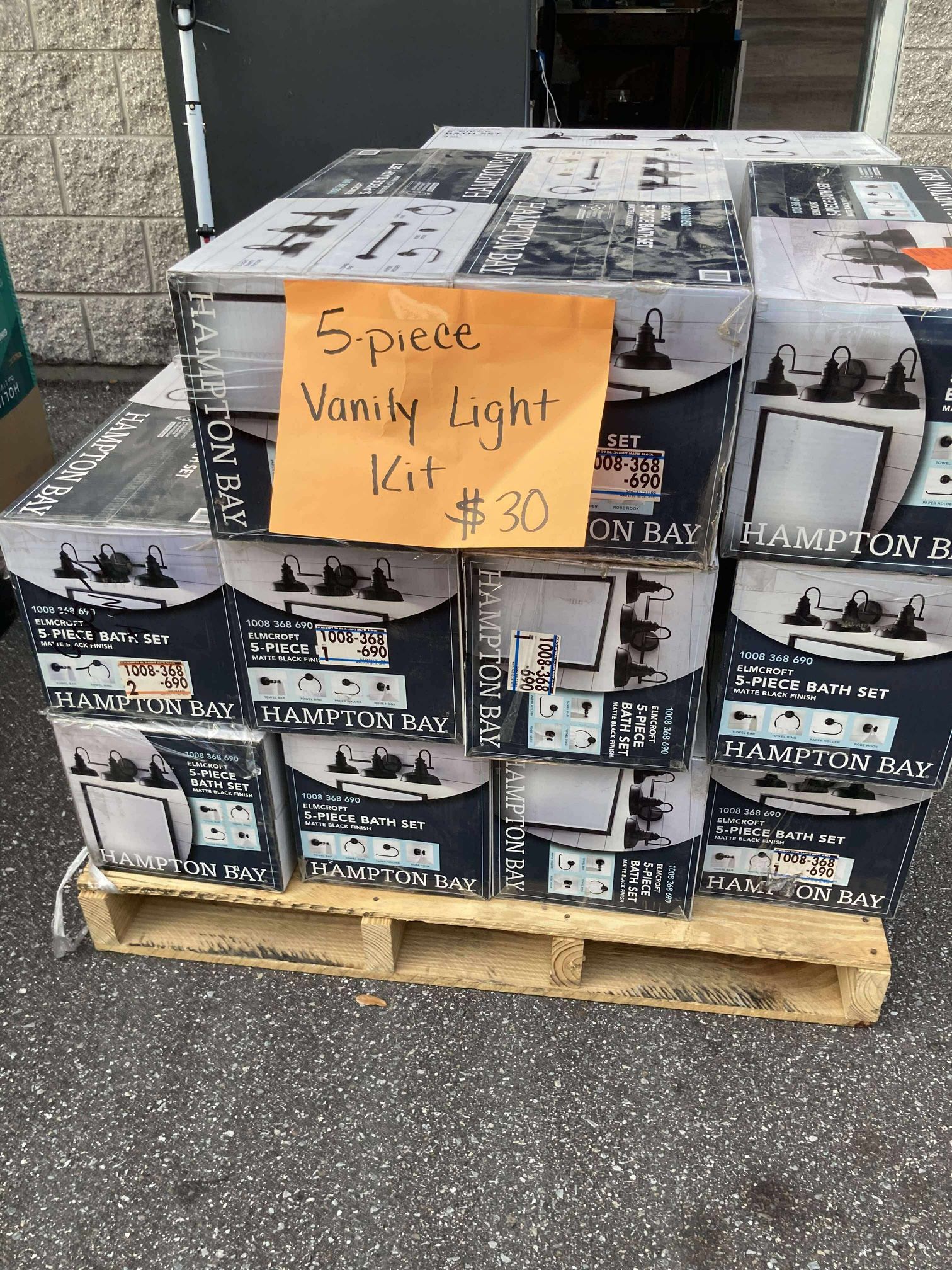 5 Piece Bath Accessory Sets - $30 Each