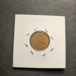 1984 PENNY Queen Elizabeth II CENT CANADA CANADIAN ONE CENT Coin #473