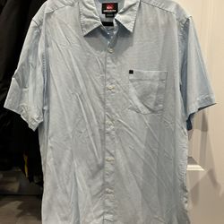 Quicksilver, Baby Blue, Size Large