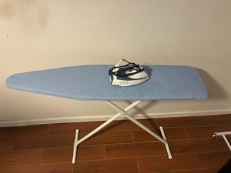 Iron and ironing board