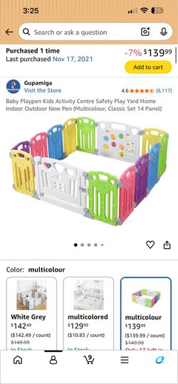 Baby play pen